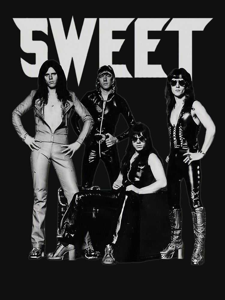 SWEET Band Retro Rock Music Style Shirt