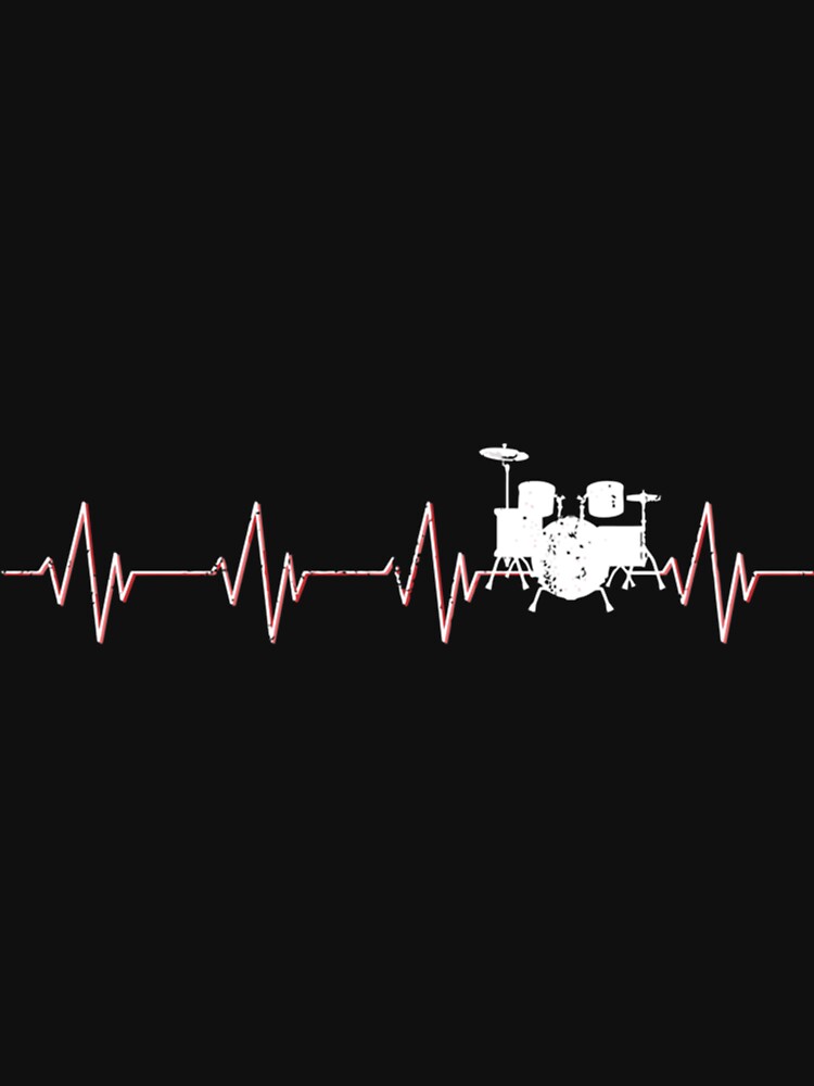 Music Percussion Drummer Musician Heartbeat Drums Pullover Shirt