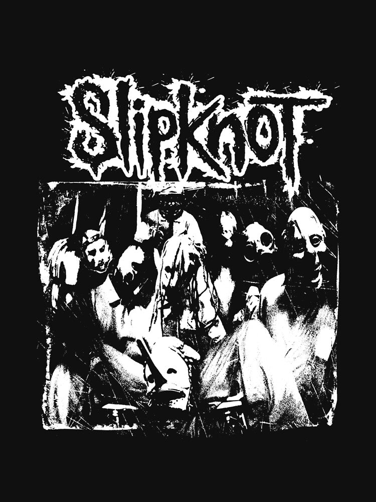 Slipknot Splatter Portrait Graphic Design Shirt
