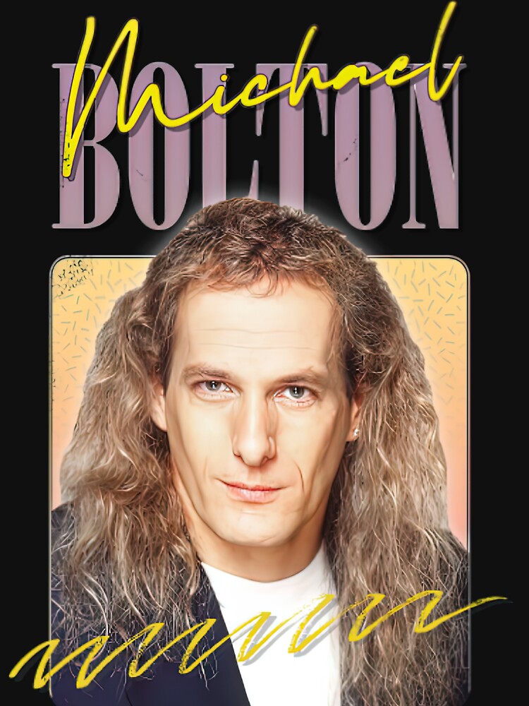 Michael Bolton 90s Style Fan Art Shirt