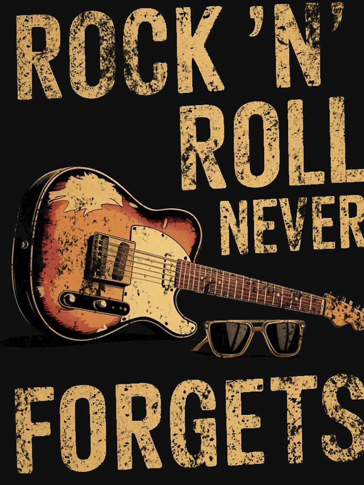 Rock N Roll Rock Band Rock Guitar Shirt