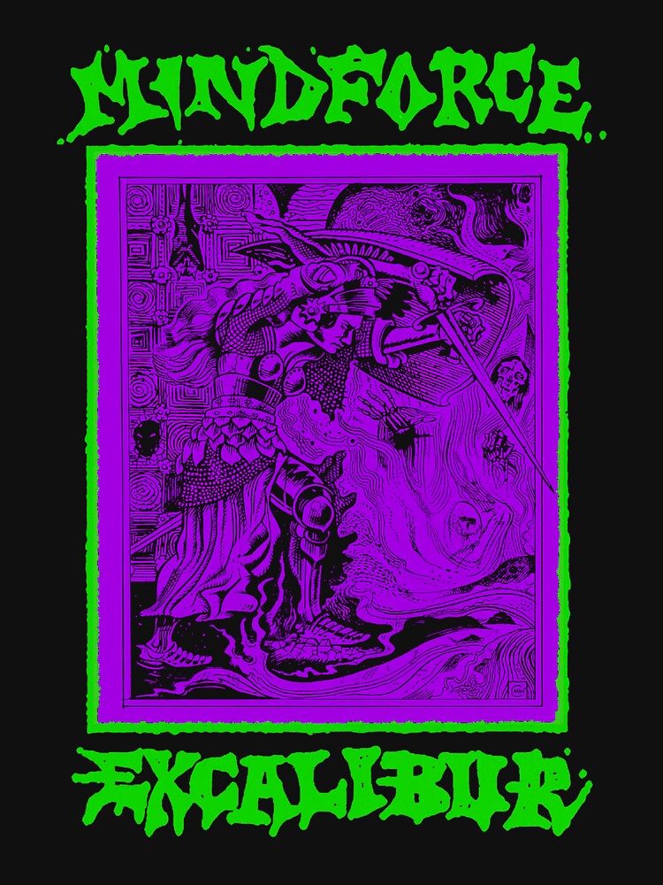 Purple Green Mindforce Excalibur Shirt