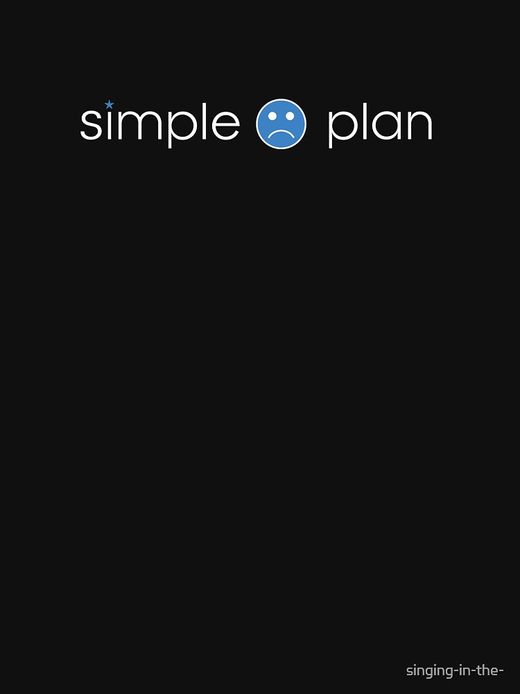My Take On The Simple Plan Retro Logo From 2000 Shirt
