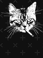 Tabby Cat Smoking Shirt