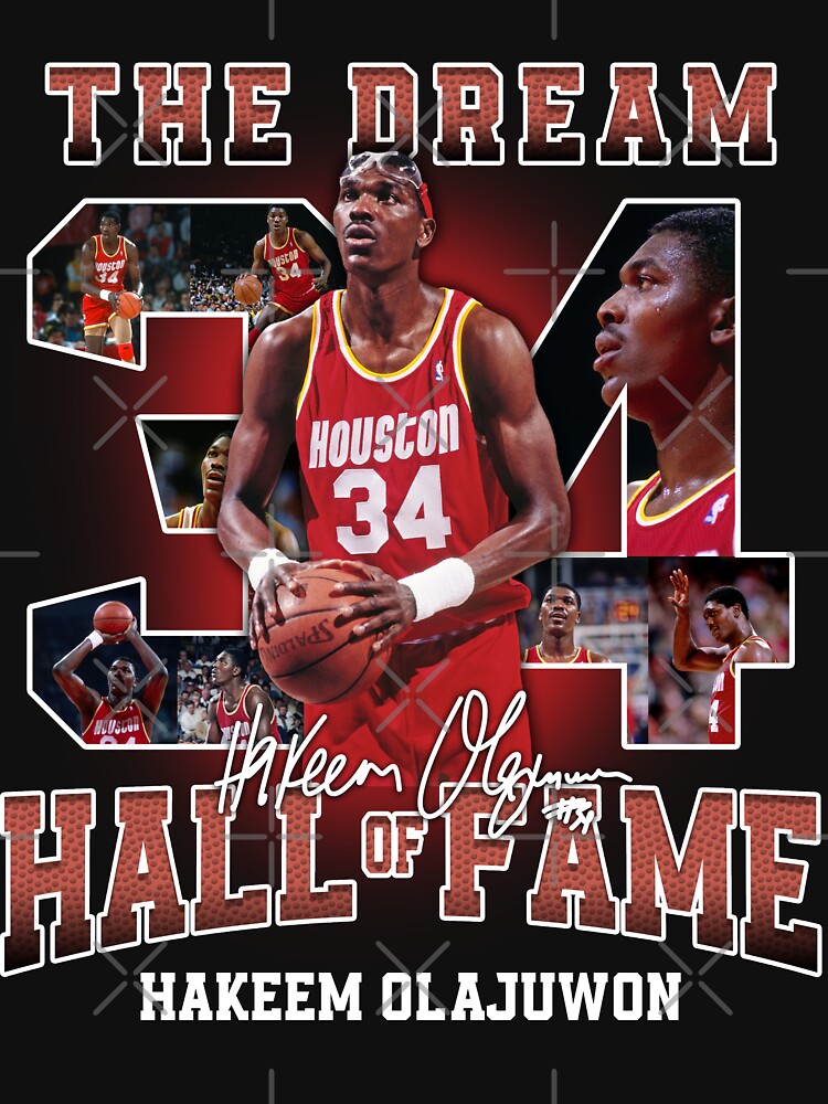 Hakeem Olajuwon The Dream Houston Basketball Legend Signature Vintage Shirt