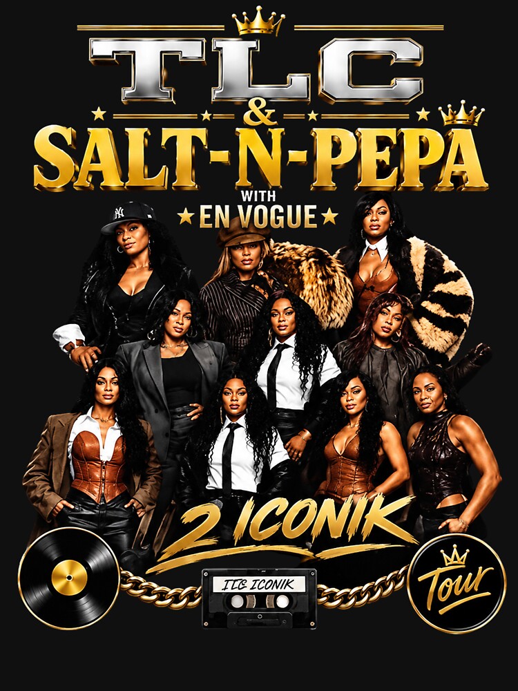 TLC Salt-N-Pepa En Vogue 2026 Tour 90s R&B Girl Group Concert Shirt