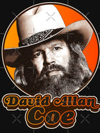Retro David Allan Coe Tribute Shirt
