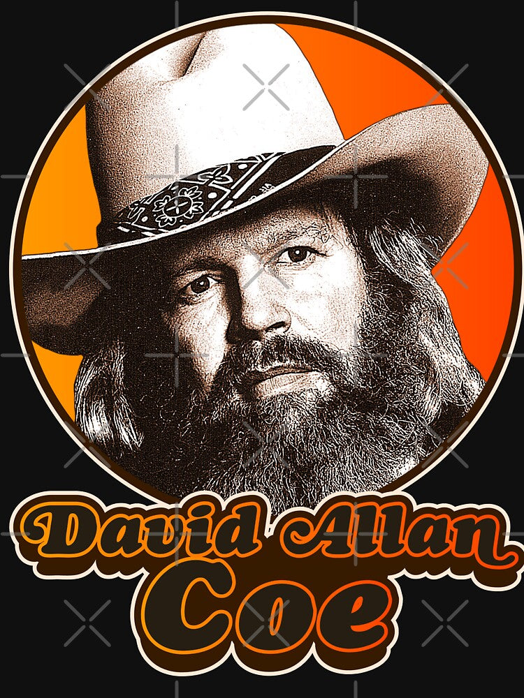 Retro David Allan Coe Tribute Shirt