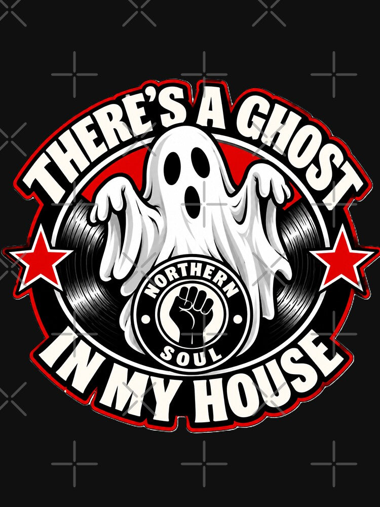 Ghost House Northern Soul Fist Vinyl Emblem Shirt