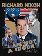 Richardd Nixonn 37th Presidentt Gangstaa Rap Band Bootleg Shirt