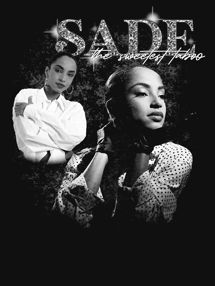 Sade Singer Vintage Black And White Shirt