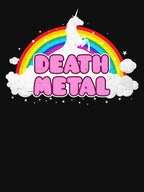 Death Metal Rainbow Unicorn Shirt