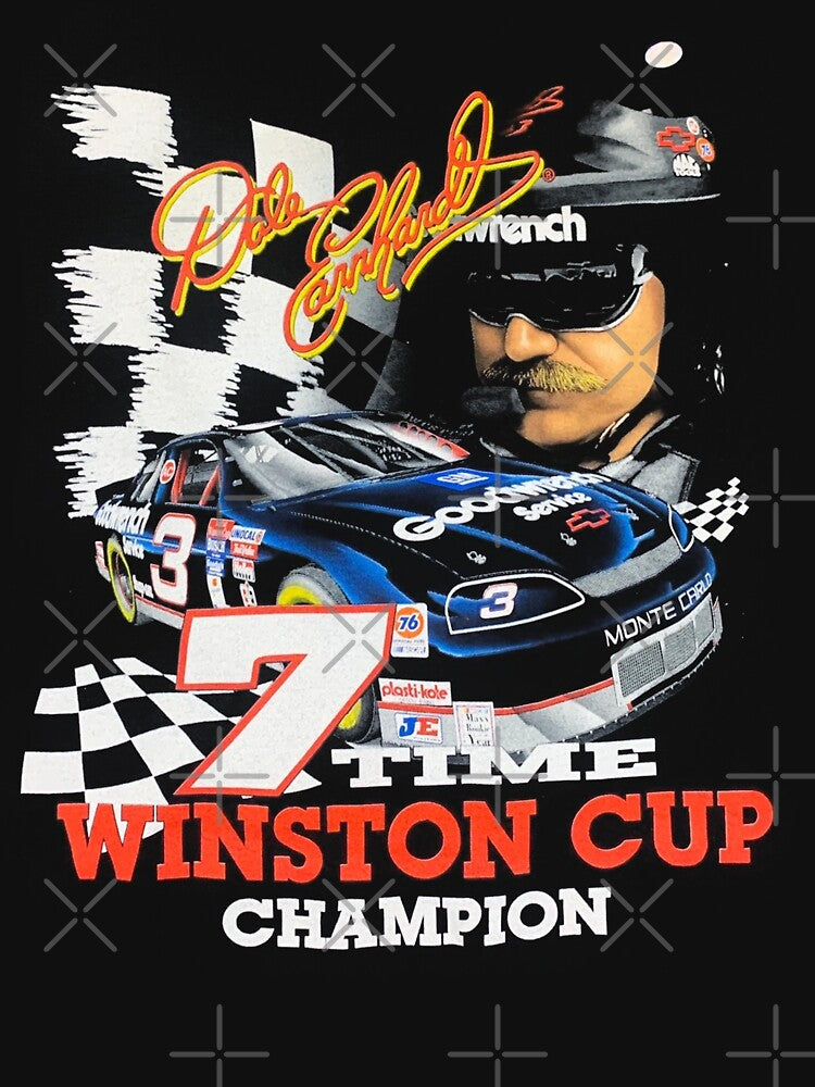 Dale Earnhardt 7 Time Winston Cup Champions Shirt