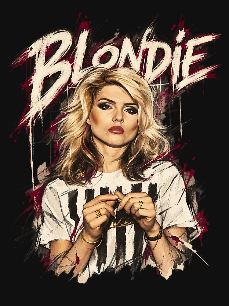 Blondie Debbie Harry Vintage New Wave Punk Rock Retro Style Shirt