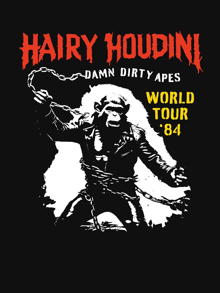 1980s Heavy Metal Band Hairy Houdini Shirt