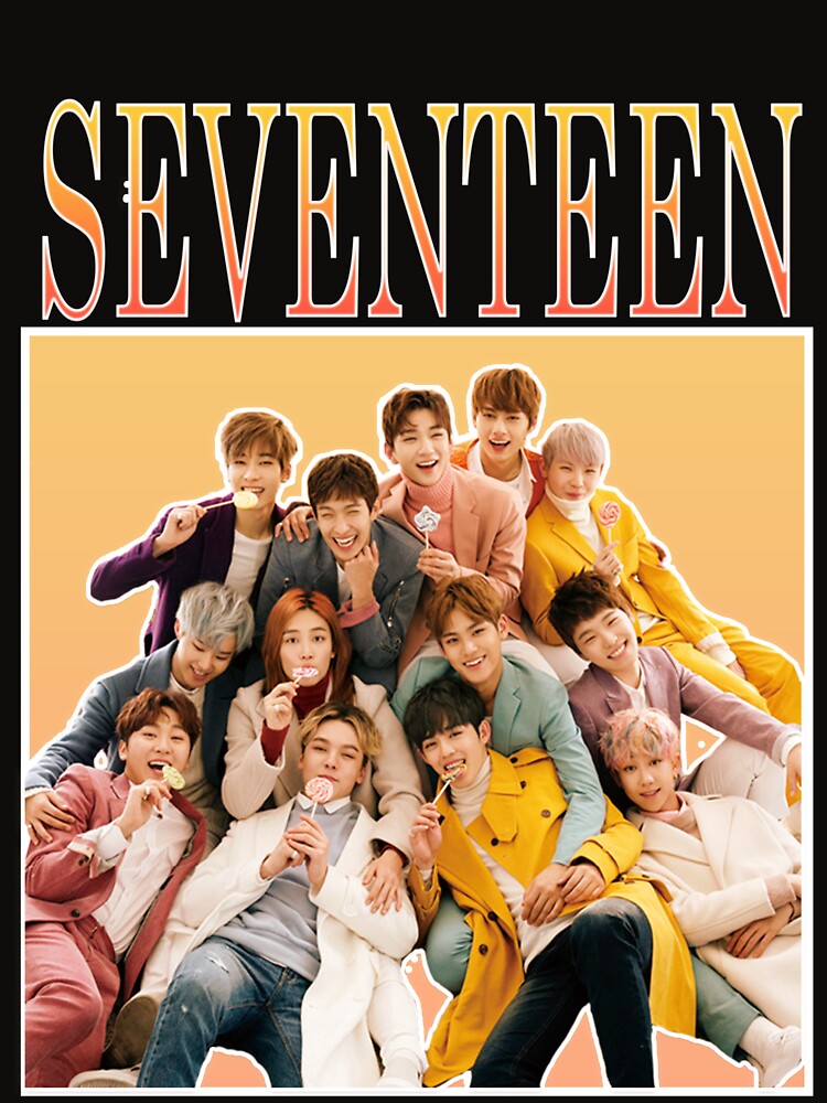 SEVENTEEN Vintage SEVENTEEN SEVENTEEN KPOP Shirt