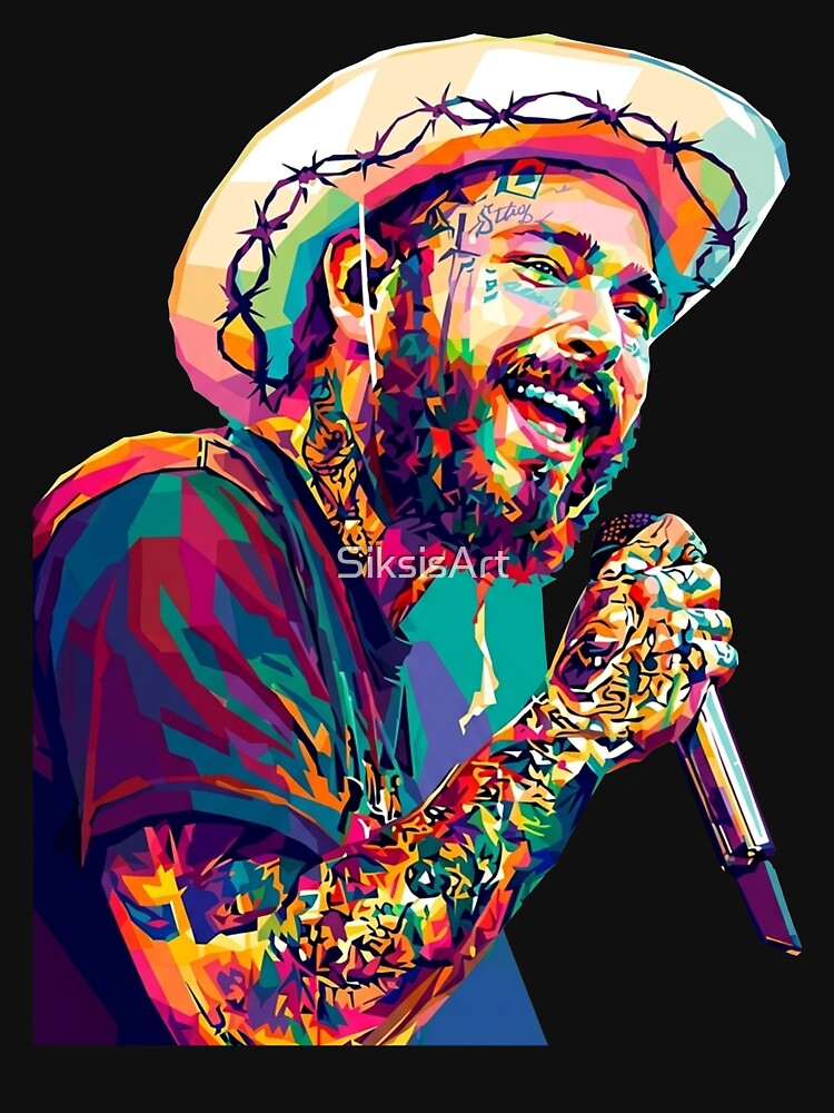 Post Malone Rapper Pop Art Shirt