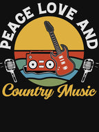 PEACE LOVE AND COUNTRY MUSIC COLLECTION Shirt
