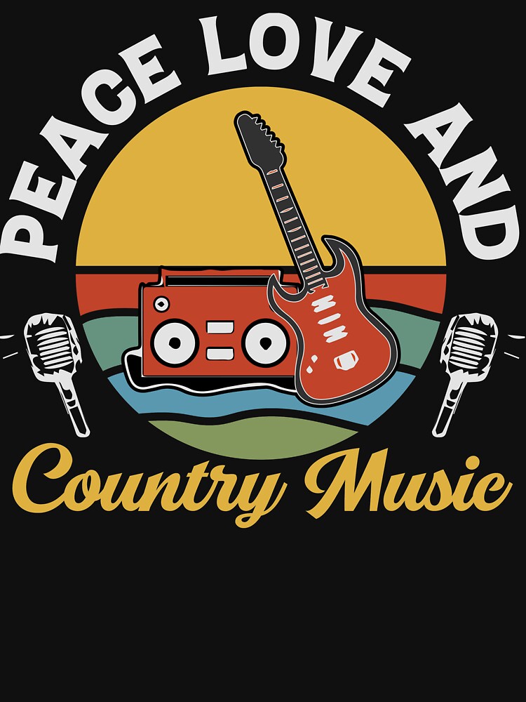 PEACE LOVE AND COUNTRY MUSIC COLLECTION Shirt