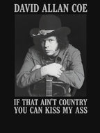 Outlaw Singer Portrait Quote Graphic Shirt