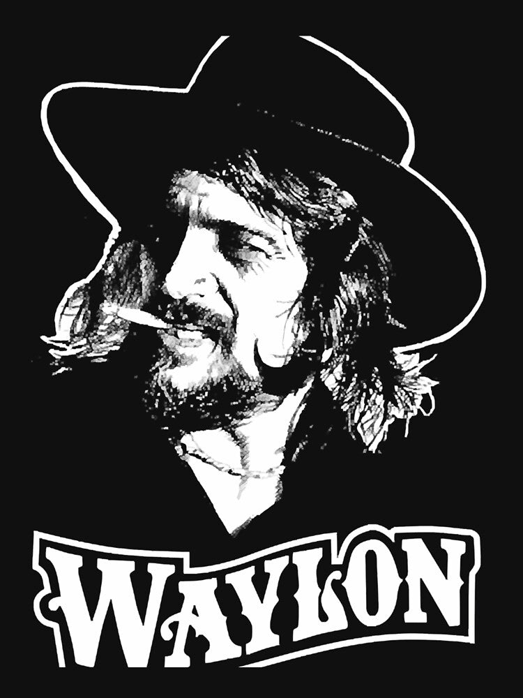 Bearded Man Cowboy Hat Smoking Shirt