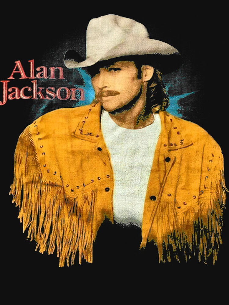 Vintage Rare 1993 Alan Jackson Black Men S-234XL Shirt