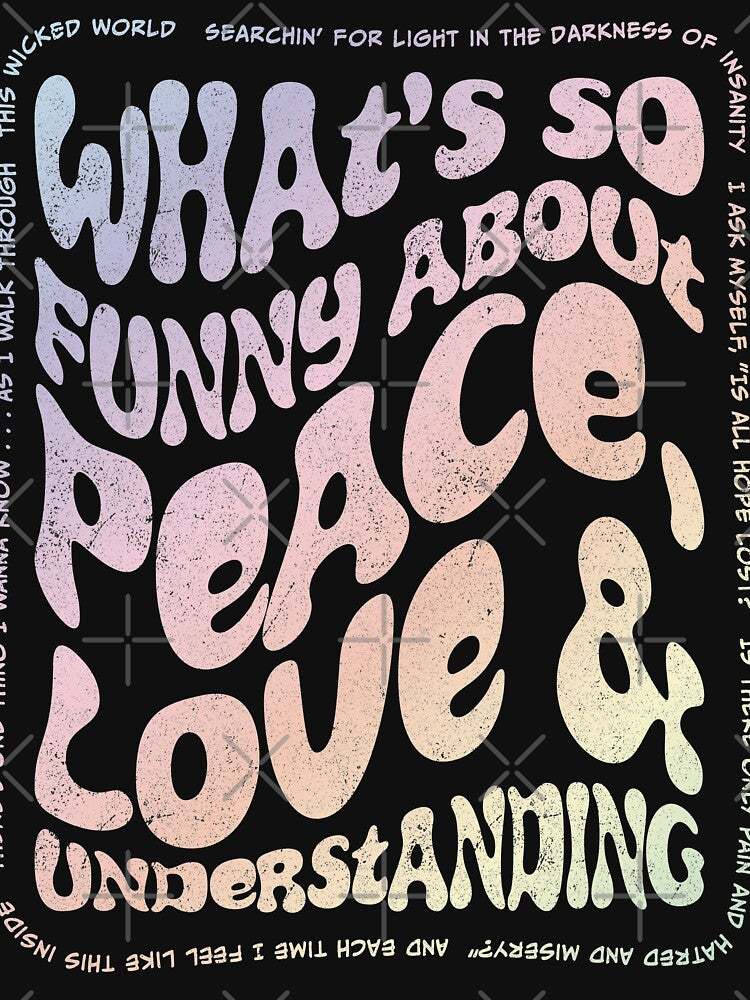 Elvis Costello - Peace Love And Understanding Shirt