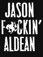 Jason-Fucking-Aldean-White-Logo Shirt