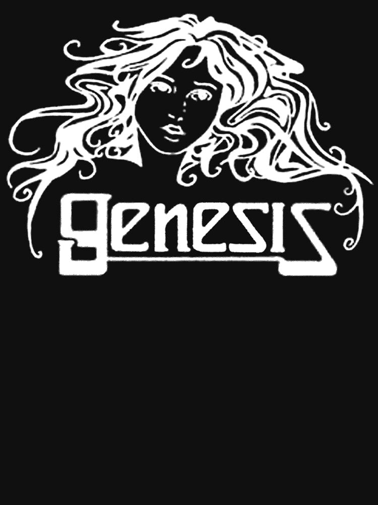 Genesis Logo _quot_Black_quot_ Knebworth 78 Shirt