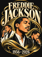 Freddie Jackson Ornate Portrait 1956 2026 Elegant Collage Shirt