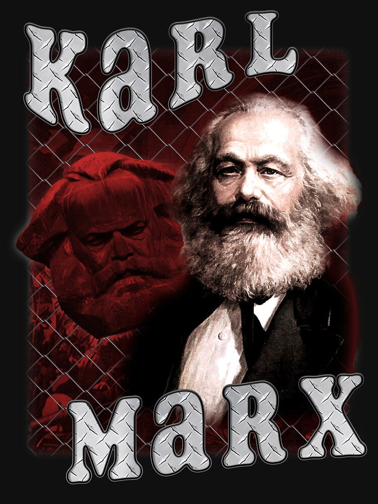 Karl Marx 90s Bootleg Rap Shirt