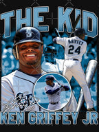 Ken Griffey Jr Seattle The Kid Baseball Legend Signature Vintage Shirt