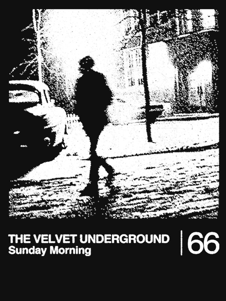 Sunday Morning The Velvet Underground Minimalist Graphic Artwork Shirt