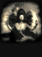 Glowing Halo Portrait Illustration Shirt