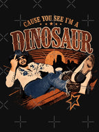 Vintage Dinosaur Hank Williams Jr Bocephus Western Style Shirt