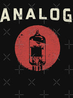 Vacuum Tube Analog Distressed Effect Shirt