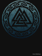 Valknut Celtic Knot Odin Norse Symbol Shirt