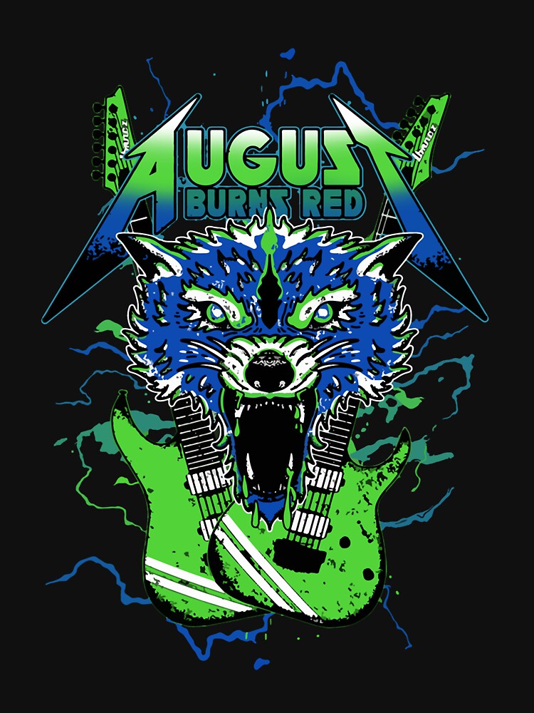 August Burns Red Wolf Guitars Metalcore Band Shirt