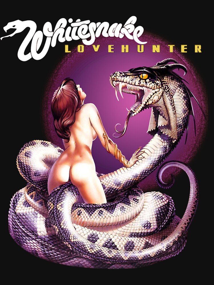 Retro Love The Girl And Snake Lovehunter Music Shirt