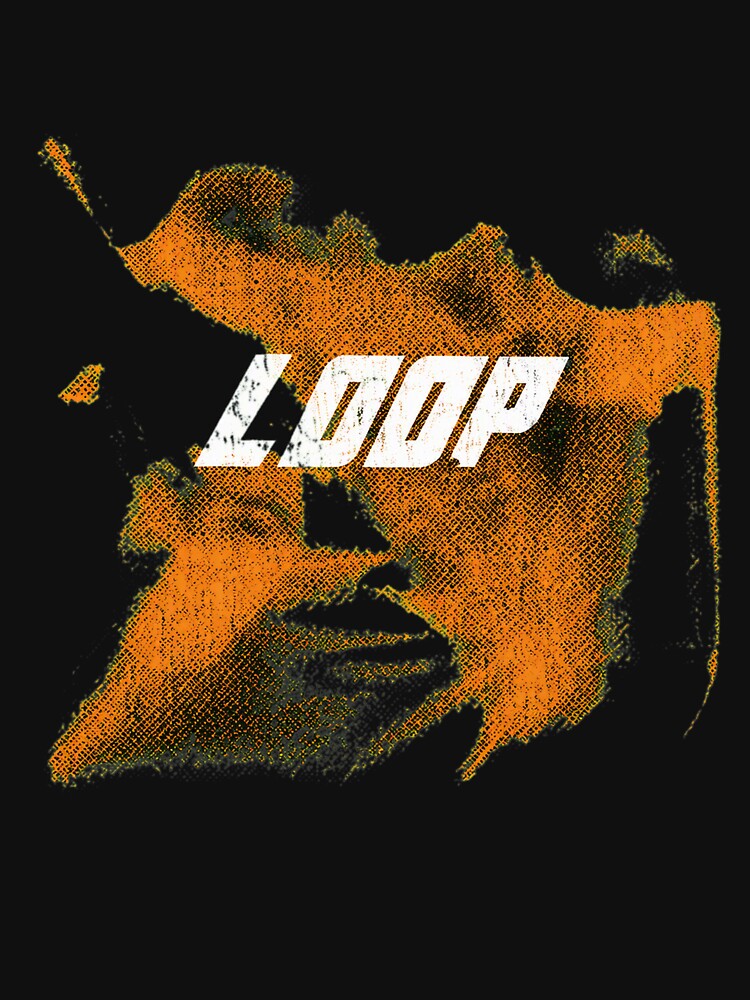Distressed LOOP Typography Grunge Shirt