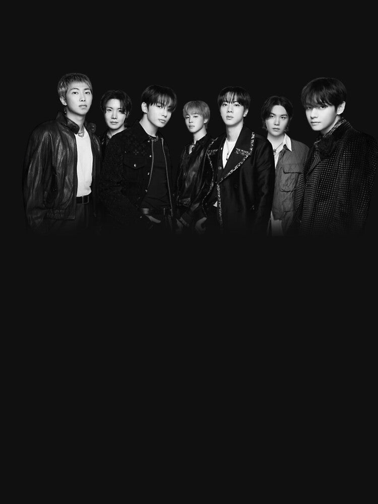 BTS Black & White Group Portrait Shirt