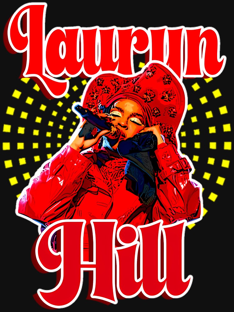 Lauryn Hill R&B Soul Hip Hop 90s Vintage Portrait Shirt