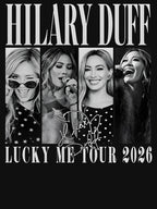 Hilary Duff Lucky Me Tour 2026 Vintage Concert Graphic Pop Star Fan Shirt