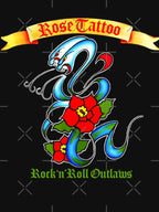 Rose Tattoos Rock And Roll Outlaws Shirt
