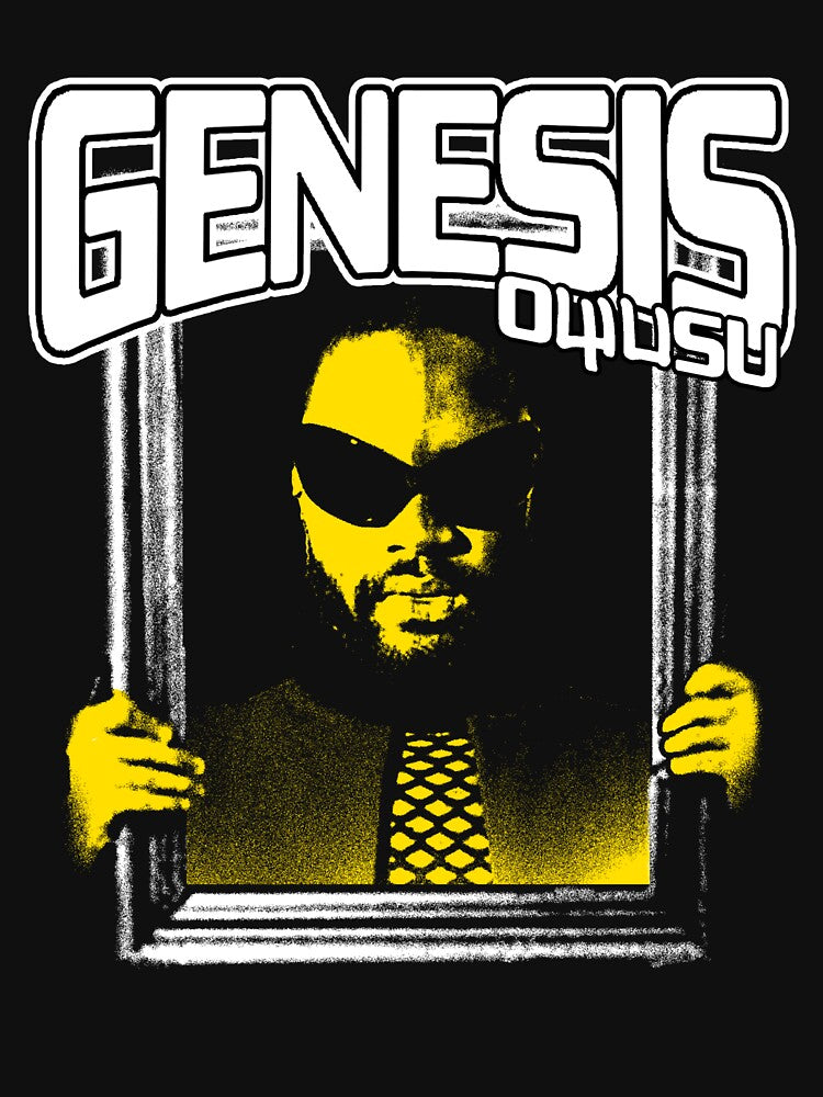 White Frame Post Punk Singer Music Shirt