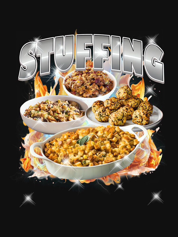 Thanksgiving Stuffing Bootleg 90's Rap Rock Vintage Funny Shirt