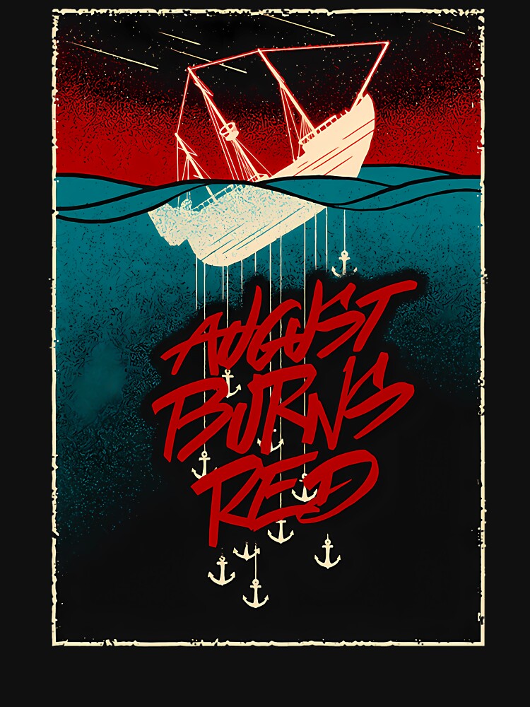 Metalcore Band August Burns Red Sinking Ship Anchors Shirt