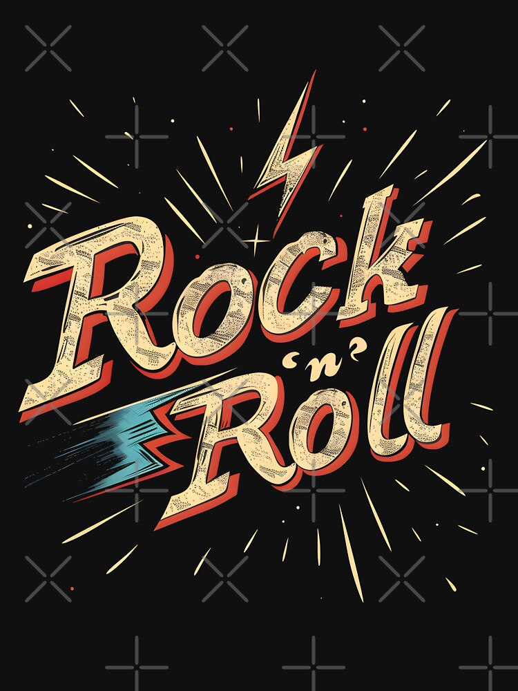 Thunderbolt Rock 'n' Roll Logo 2 Shirt