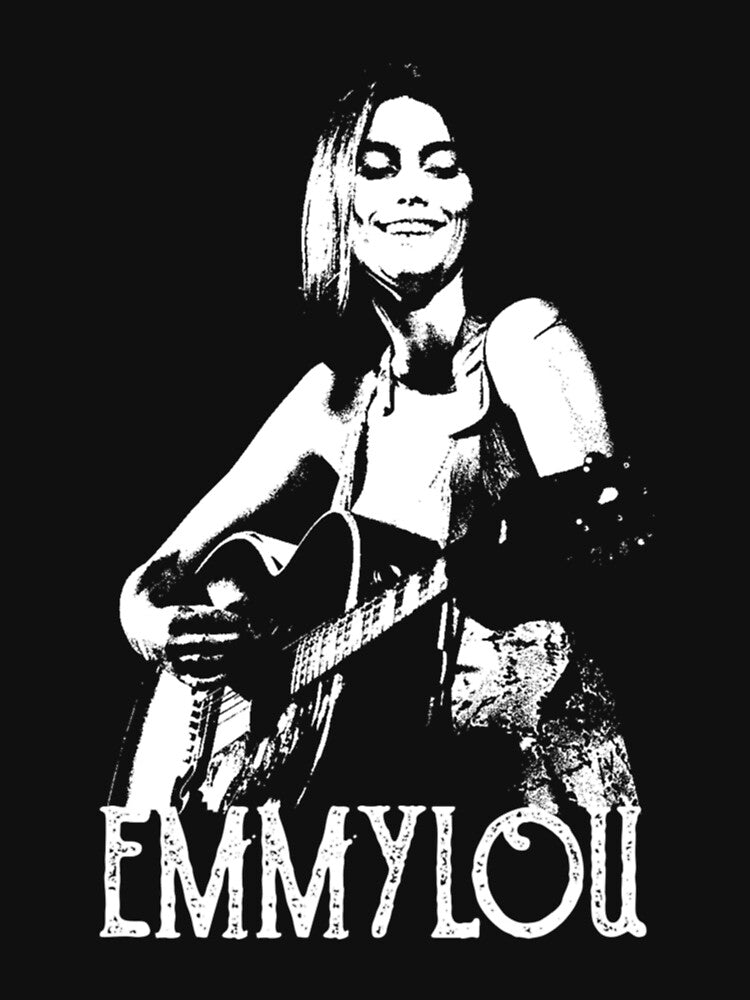 Emmylou - White Stencil Shirt