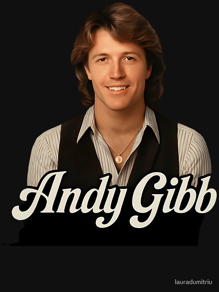 Andy Gibb Portrait With Elegant Shirt